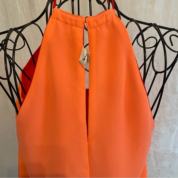 NWOT Express S/P reversible swing tank top. Orange/Red. - Picture 4 of 9